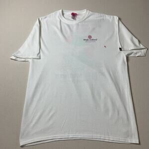 Simply Southern Collection White Dont Worry Beach Happy T Shirt Womens XL
